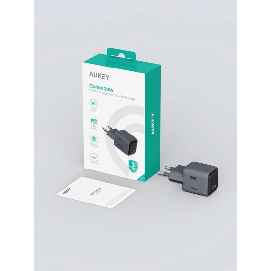 MOBILE CHARGER WALL 30W/GREY PA-C1 AUKEY 