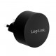 ALIMENTATOR retea 220V LOGILINK, universal, 2 x USB-A, maxim 2.1A, 10.5W, suport OCP/OVP/OHP/SCP, negru, 