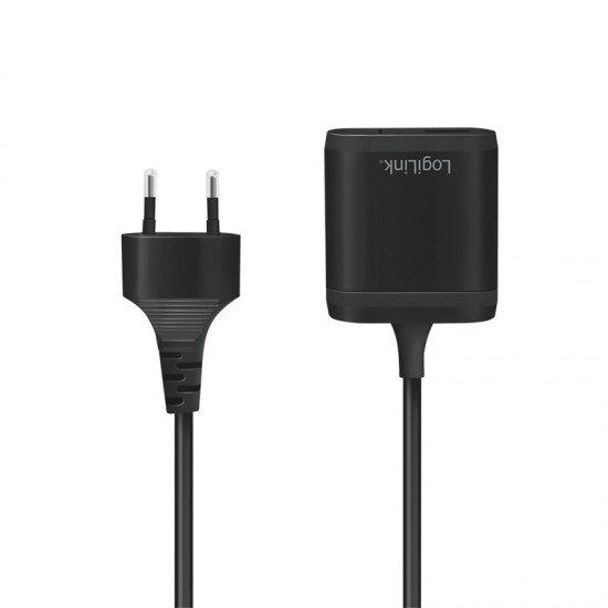 ALIMENTATOR retea 220V LOGILINK, universal, 1 x USB-C, 1 x USB-A, maxim 2.4A, 12W, suport OCP/OVP/SCP, 1.5m, negru, ALIMENTATOR retea 220V LOGILINK, universal, 1 x USB-C, 1 x USB-A, maxim 2.4A, 12W, suport OCP/OVP/SCP, 1.5m, negru,