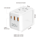 ALIMENTATOR retea 220V LOGILINK, universal, 1 x USB-C, 2 x USB-A, maxim 12V/1.67A, PD 20W, suport OCP/OVP/OHP/SCP, compatibil EU/AUS/US/UK, alb, ALIMENTATOR retea 220V LOGILINK, universal, 1 x USB-C, 2 x USB-A, maxim 12V/1.67A, PD 20W, suport OCP/OVP/OHP/SCP, compatibil EU/AUS/US/UK, alb,