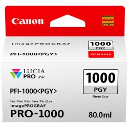Cartus Cerneala Original Canon Light Grey, PFI-1000PGy, pentru IPF PRO-1000, , (timbru verde 0.15 lei),NOPP, 