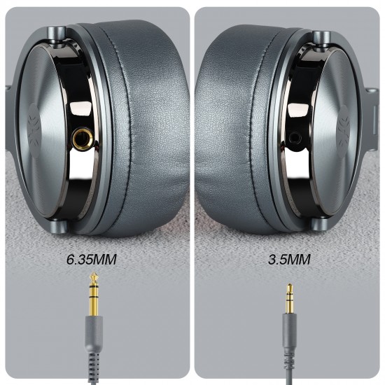 Casca OneOdio cu fir detasabil, tip over ear, utilizare profesionala, DJ, conectare prin Jack 3.5 mm | Jack 6.35 mm, difuzor 50 mm, impedanta 32 Ohm, gri, Casca OneOdio cu fir detasabil, tip over ear, utilizare profesionala, DJ, conectare prin Jack 3.5 mm | Jack 6.35 mm, difuzor 50 mm, impedanta 32 Ohm, gri,