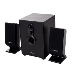 BOXE SPACER 2.1, RMS: 11W (2 x 3W + 5W), control volum, bass, 220V alimentare, black, 