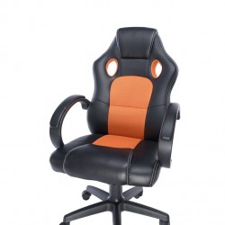 SCAUN GAMING SPACER imitatie piele & material textil, black & orange, greutate max. 120kg, dimensiuni 59*70*106~114cm SCAUN GAMING SPACER imitatie piele & material textil, black & orange, greutate max. 120kg, dimensiuni 59*70*106~114cm