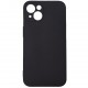 Husa Iphone 13 Spacer, grosime 2mm, material flexibil silicon + interior cu microfibra, negru 