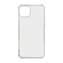 Husa Iphone 14 Plus Spacer, grosime 1.5mm, protectie suplimentara antisoc la colturi, material flexibil TPU, transparenta 
