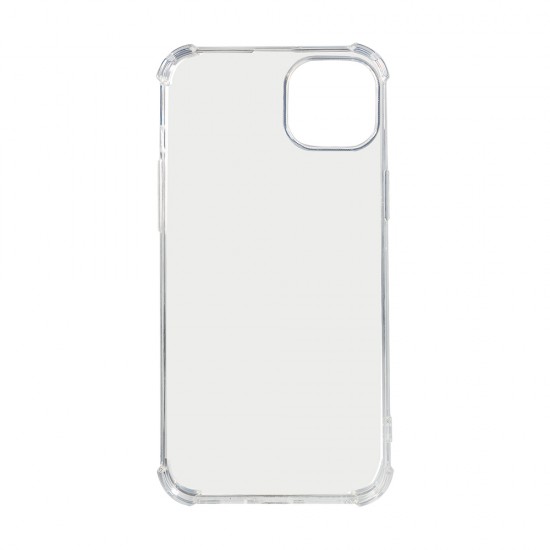 Husa Iphone 14 Plus Spacer, grosime 1.5mm, protectie suplimentara antisoc la colturi, material flexibil TPU, transparenta 