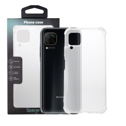 Husa Huawei telefon P 40 Lite, transparent, tip back cover, protectie suplimentara antisoc la colturi, material flexibil TPU, 