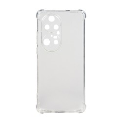 Husa Huawei telefon P 50 Pro, transparent, tip back cover, protectie suplimentara antisoc la colturi, material flexibil TPU, 