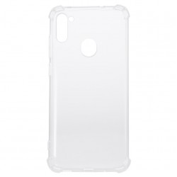 Husa Samsung Galaxy M11 Spacer, transparenta, grosime 1.5mm, protectie suplimentara antisoc la colturi, material flexibil TPU 