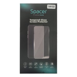 FOLIE STICLA  Spacer pentru Samsung Galaxy S25, grosime 0.3mm, acoperire totala ecran, strat special anti-ulei si anti-amprenta, Tempered Glass, sticla 9D, duritate 9H 