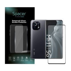 FOLIE STICLA  Spacer pentru Xiaomi 11T, grosime 0.3mm, acoperire totala ecran, strat special anti-ulei si anti-amprenta, Tempered Glass, sticla 9D duritate 9H 