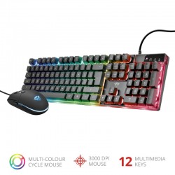 Kit TASTATURA si Mouse TRUST - gaming, 