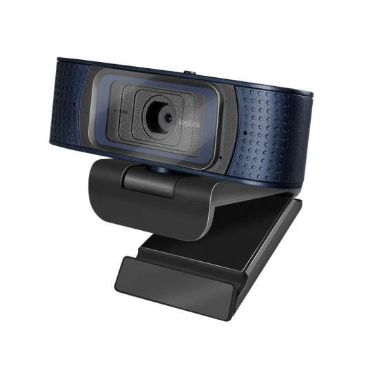 CAMERA WEB LOGILINK senzor.1080p Full-HD cu rezolutie video 1920x1080; unghi vizualizare  80grade, pivotare 90grade, rotatie 180grade,mic dual, autofocus,cablu 1.6m, 