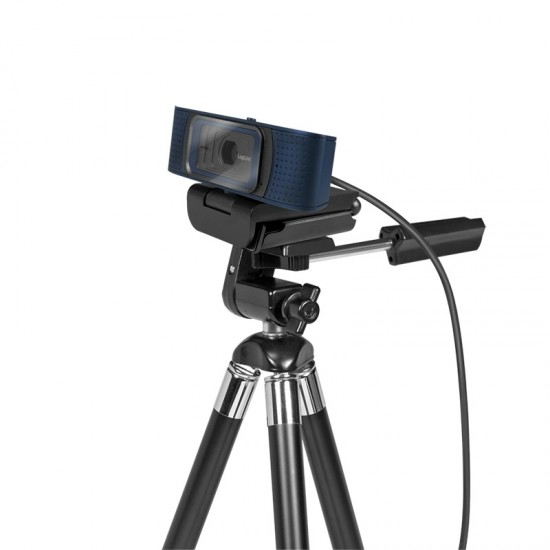 CAMERA WEB LOGILINK senzor.1080p Full-HD cu rezolutie video 1920x1080; unghi vizualizare  80grade, pivotare 90grade, rotatie 180grade,mic dual, autofocus,cablu 1.6m, 