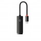 ADAPTOR RETEA Baseus Lite, USB Type-C to RJ-45 Gigabit LAN, LED, negru 
