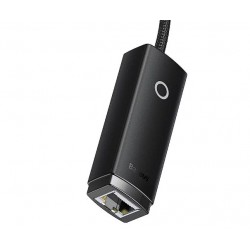 ADAPTOR RETEA Baseus Lite, USB Type-C to RJ-45 Gigabit LAN, LED, negru 