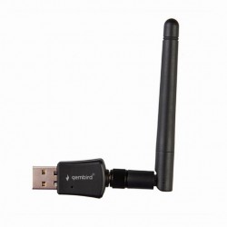 ADAPTOR RETEA GEMBIRD , extern, USB 2.0, suporta pana la 802.11n 300 Mbps, antena detasabila, ADAPTOR RETEA GEMBIRD , extern, USB 2.0, suporta pana la 802.11n 300 Mbps, antena detasabila,