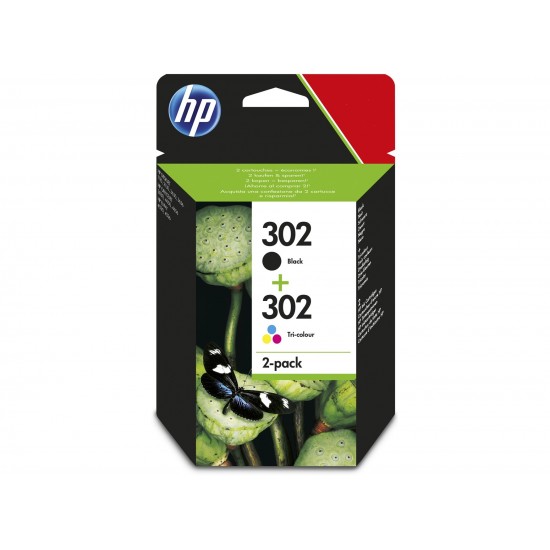 Cartus Cerneala Original HP Black/Color, nr.302, pentru DJ2130|D3639, , (timbru verde 0.3 lei), 