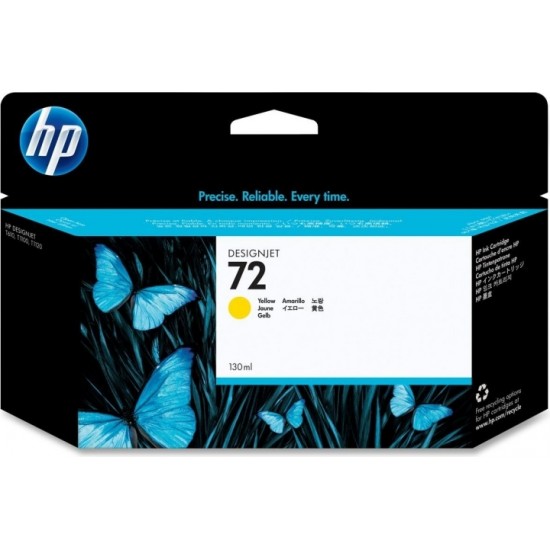 Cartus Cerneala Original HP Yellow, nr.72, pentru DesignJet T1100|1120|1200|1300|2300|T610|620|770|790, , (timbru verde 0.15 lei), Cartus Cerneala Original HP Yellow, nr.72, pentru DesignJet T1100|1120|1200|1300|2300|T610|620|770|790, , (timbru verde 0.15 lei),