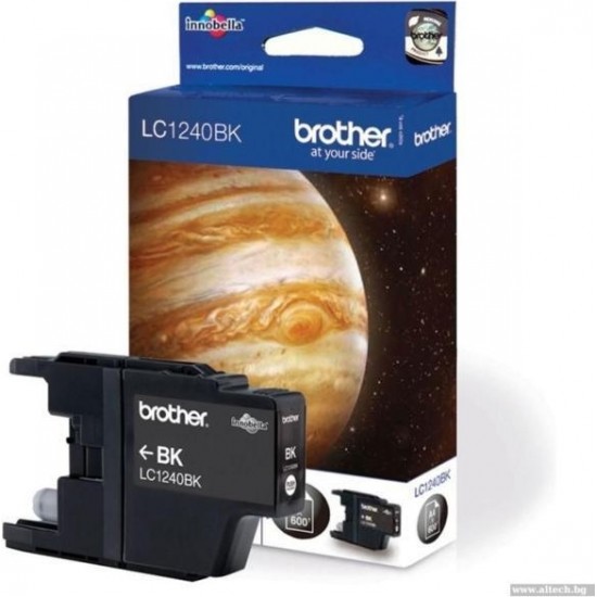 Cartus Cerneala Original Brother Black, LC1240BK, pentru DCP-J525W|J725|J925|MFC-J430|J625|J5910|J6510|J6910, 600, (timbru verde 0.15 lei), 