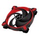 VENTILATOR ARCTIC PC, BIONIX P140 , 140x140x28mm, w/ PWM & cablu PST, high static pressure, RED, 