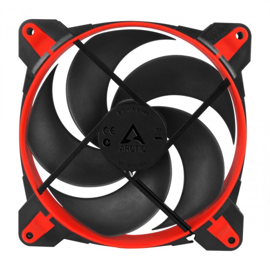 VENTILATOR ARCTIC PC, BIONIX P140 , 140x140x28mm, w/ PWM & cablu PST, high static pressure, RED, 