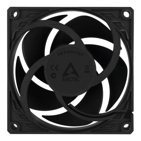 VENTILATOR ARCTIC PC, P8 PWM PST (Black),