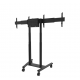 NM Newstar adaptor 2 ecrane, negru 
