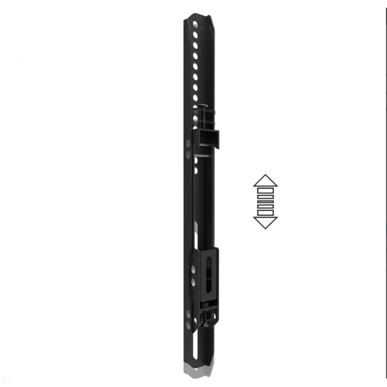 NM Newstar adaptor 2 ecrane, negru 