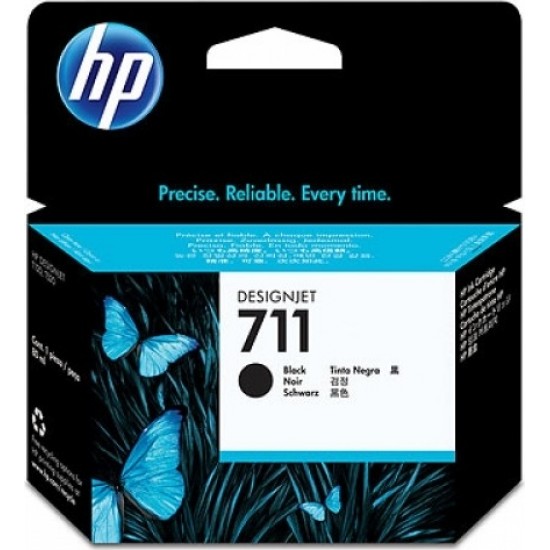 Cartus Cerneala Original HP Black, nr.711, pentru DesignJet T120|T520, , (timbru verde 0.15 lei), 