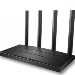 ROUTER TP-LINK wireless 1500Mbps,1 x WAN Gigabit, 4 porturi LAN Gigabit, 2.4 GHz/5 GHz dual band, 4 antene externe, WI-FI 6, 45506865 