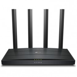 ROUTER TP-LINK wireless 1500Mbps,1 x WAN Gigabit, 4 porturi LAN Gigabit, 2.4 GHz/5 GHz dual band, 4 antene externe, WI-FI 6, 45506865 