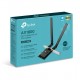 ADAPTOR RETEA TP-LINK AX1800, extern wireless 2.4 GHz | 5 GHz, PCI-E port, 1800 Mbps, WI-FI 6 si Bluetooth 5.2, antena externa x 2, 