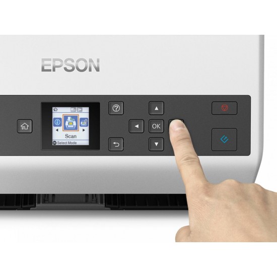 Scanner Desktop  Epson DS-870, A3, Viteza de scanare duplex: 65ppm|130ipm, Optiuni: , Conectivitate:USB, Scanare ambele fete:Da, ADF:100coli, (Timbru  Verde11Lei) 