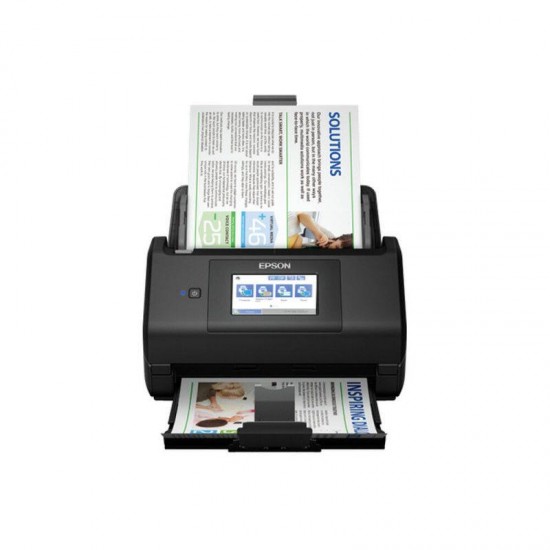 Scanner Portabil  EPSON ES-580W, A4, Viteza de scanare duplex: 35ppm/70ipm, Optiuni: , Conectivitate:USB|WiFi, Scanare ambele fete:Da, ADF:100coli, (Timbru  Verde11Lei) 