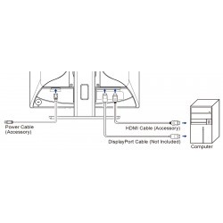 B1980S-W1 19IN 5:4 BUSINESS/250CD/M 1000:1 1XDISPLAYPORT 1XH 