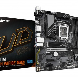 Placa de baza B760M DS3H WIFI6E GEN5, Socket 1700, DDR5, mATX, Negru 