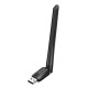 Adaptor retea Vention, extern, wireless, 2.4GHz, 5GHz, antena externa 6 dBi, IEEE 802.11a/b/g/n/ac, WIFI AC650, negru, 