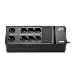 APC Back-UPS 500VA 8 schuko outlets 230V 1 USB charging port 