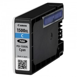 Cartus Cerneala Original Canon Cyan, PGI-1500XLC, pentru Maxify MB2050|MB2150|MB2350|MB2750, , (timbru verde 0.15 lei), 