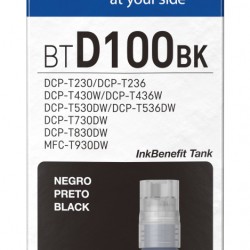 Cartus Cerneala Original Brother Black, BTD100BK, pentru DCP-T430W|DCP-T530DW|DCP-T730DW|MFC-T930DW|7.5K, incl.TV 0 RON, 