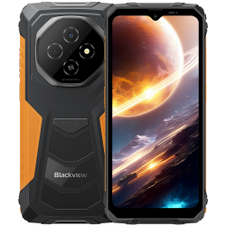 Blackview FORT1 LTE 6.56-inch HD+ 1612x720 90Hz 6+256GB Unisoc T615 Octa-Core 1.8GHz 8MP Front 16+2MP Rear NFC MIL-STD-810H 10000mAh Fingerprint  Android 15 Orange 
