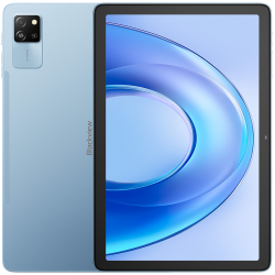 Blackview Tab 60 Pro SET LTE 10.1-inch HD+IPS 800x1280 60Hz 8GB/128GB, Cam Front 5MP Rear 8MP 7700mAh + Charger USB Type-C Cable SIM tool,Android 15 Sunny Sky Blue 