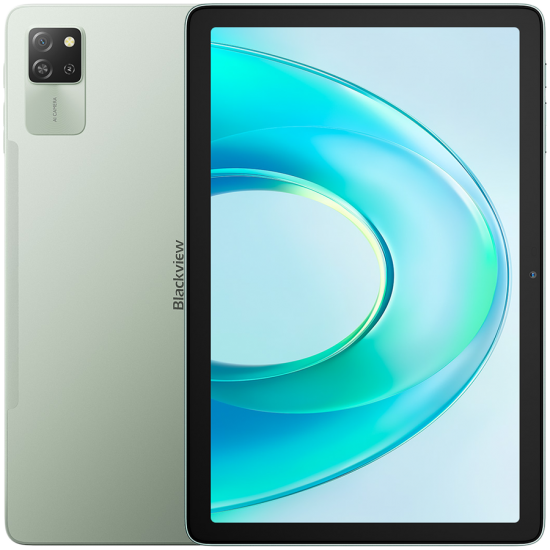 Blackview Tab 60 Pro SET 10.1-inch HD+ 800x1280 IPS 60Hz, 8GB/128GB, Cam Front 5MP Rear 8MP, 7700mAh, LTE, USB Type-C, Charger, Cable, Android 15, Algae Green 