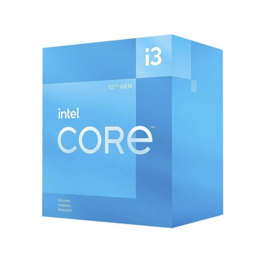 CPU INTEL i3-12100F, skt LGA 1700, Core i3, frecventa 3.3 GHz, turbo 4.3 GHz, 4 nuclee, putere 58 W, 