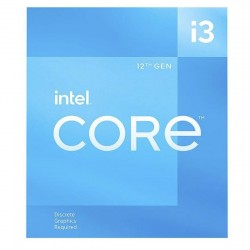 CPU INTEL i3-12100F, skt LGA 1700, Core i3, frecventa 3.3 GHz, turbo 4.3 GHz, 4 nuclee, putere 58 W, 