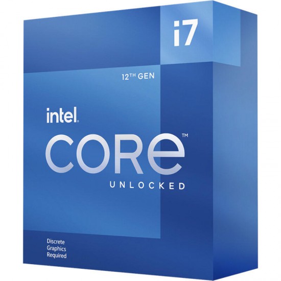 CPU INTEL i7-12700KF, skt LGA 1700, Core i7, frecventa 3.6 GHz, turbo 5.0 GHz, 12 nuclee, putere 125 W, 