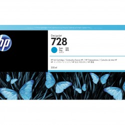 Cartus Cerneala Original HP Cyan, nr.728, pentru DesignJet T730|DesignJet T830, , (timbru verde 0.15 lei), 