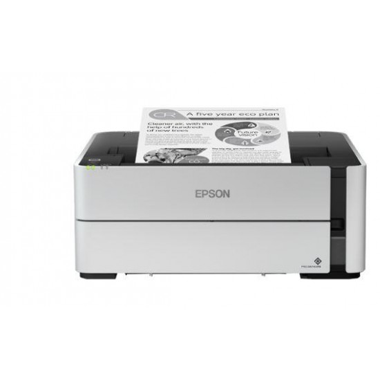 Imprimanta inkjet Mono EPSON M1180 A4 Functii: Impr Viteza de Printare Monocrom: 20ppm Viteza de printare color:  Conectivitate:USB|Retea|WiFi Duplex:Da ADF:Nu, (Timbru Verde 11lei) 